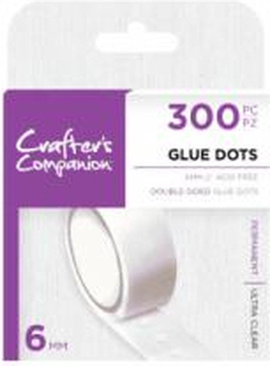 Crafters Companion Lijm dots (6mm)